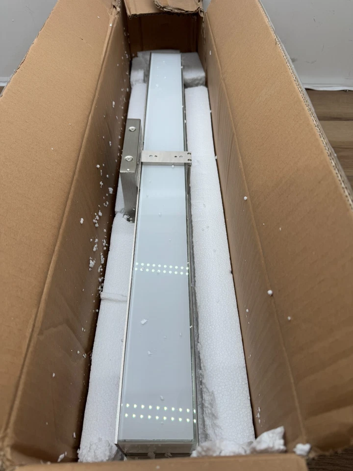 George Kovacs P1534-084-L Plano LED 30" W Luz de Pared de Baño Interior, Níquel *LEER* Foto 2 de 4