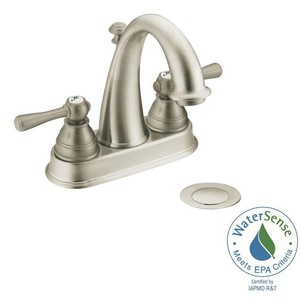 Moen Kingsley 4 Inch Centerset High Arc Bathroom Faucet Drain Image Is Loading Moen Kingsley 4 Inch Centerset High Arc Bathroom