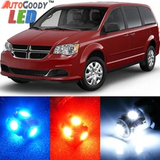 8 x Premium Xenon White LED Lights Interior Package Upgrade Dodge Grand Caravan