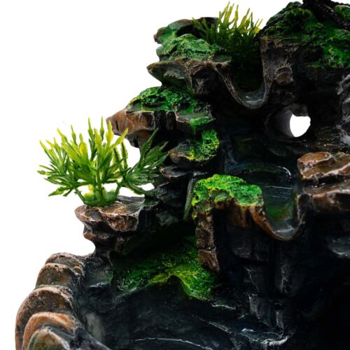 Tabletop Fountain Indoor Small Rockery Desktop Mountain Waterfall Ornament Home - Picture 7 of 24
