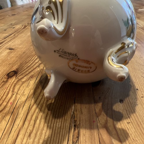 Pair Vintage Limoges Murmac 3 Footed Egg - Picture 5 of 6