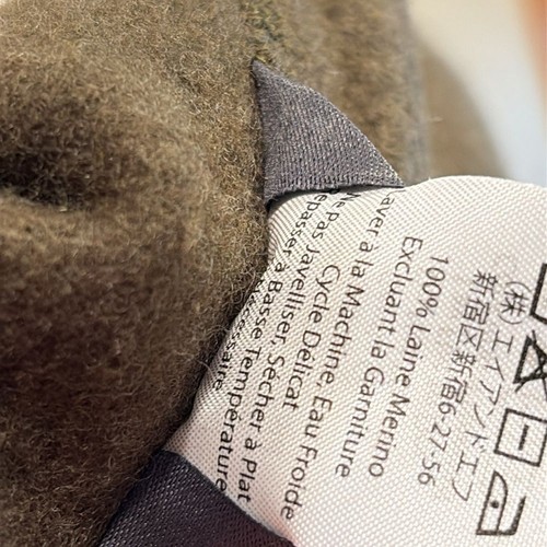 Ibex Merino Wool Poncho Pullover Green One Size *As-Is* - Picture 10 of 10