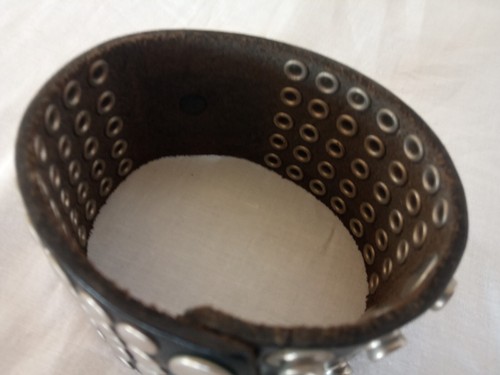 Muñequera Motera Harley Davidson / Harley Davidson Biker Wristband - 80s-90s - Imagen 4 de 5