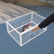 New Durable Pigeon Trap Cage Iron Portable Escape Proof Pigeon Trap Cage US Ship