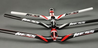 NESS Carbon MTB Road bike Riser bar Handlebar 58-72cm Integrated Bar Stem 9-12cm