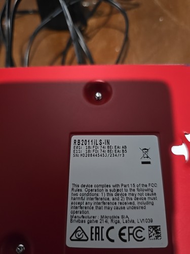 MikroTik RB2011iLS-IN 10 Ethernet Ports Router - Red - Picture 3 of 3