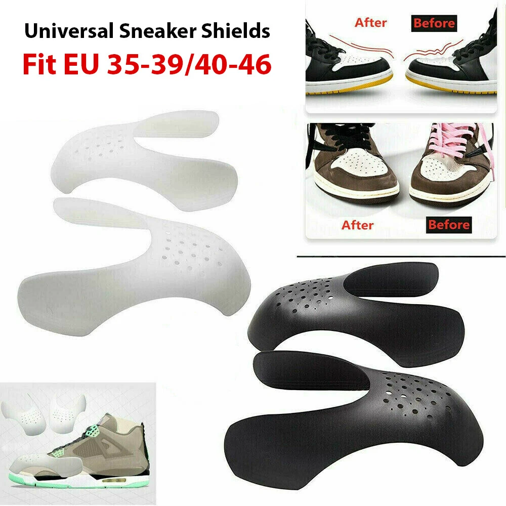 1/2 Pairs Sneaker Shields Force Fields Sneaker Decreaser Shoe Anti Crease  Shield