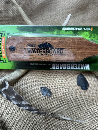 💫Primos Hunting Waterboard Wood Grain Turkey Box Call Waterproof FAST SHIPPING - Picture 3 of 4