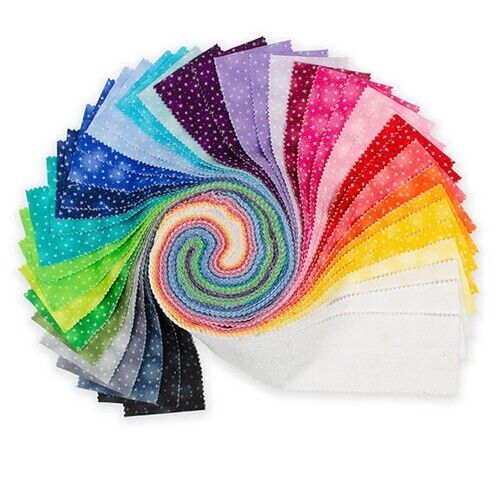 Jelly Roll Starlet Leer Steppen Co. Sterne Ton Baumwolle Stoff Roll-Ups M524.38 - Bild 1 von 1