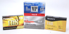 4 Various Sealed Hi8 60 min Digital8 120 min Hi8 HMP Cassette Tape Sony  More