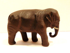 old, thin, delicate celluloid hollow elephant figure