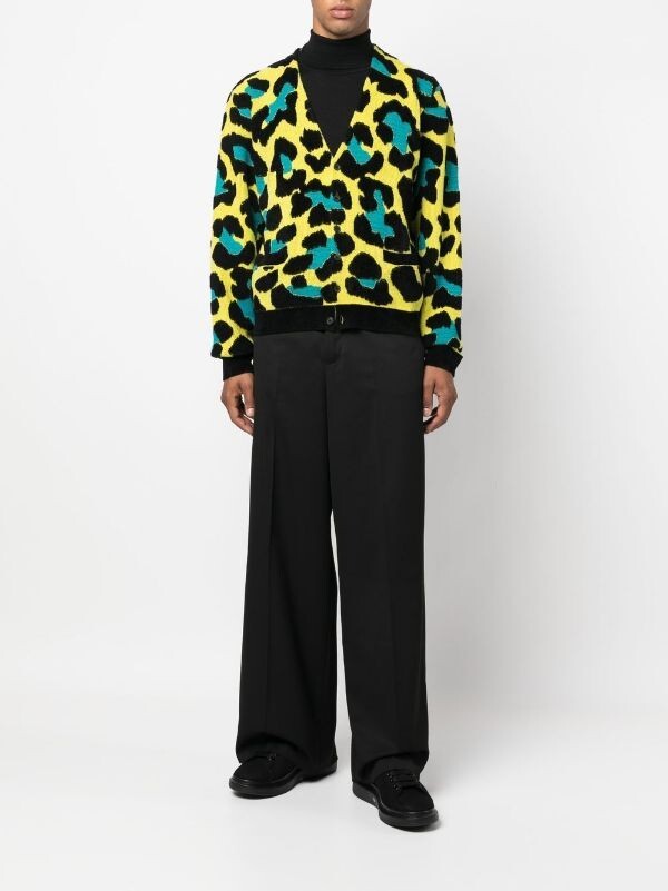 トップス vintage made in italyVERSACE cardigun ea Vintage Gianni Versace Womens Embroidered Cardigan Sweater