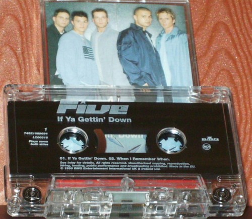 FIVE IF YA GETTIN' DOWN CASSETTE SINGLE Electronic RnB/Swing, Pop Rap, Disco - Picture 2 of 7
