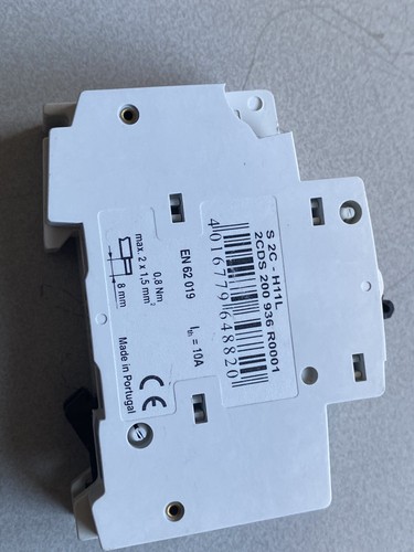 ABB S201 UP K10A S2C-H6RU Sicherungsautomat - Bild 5 von 6