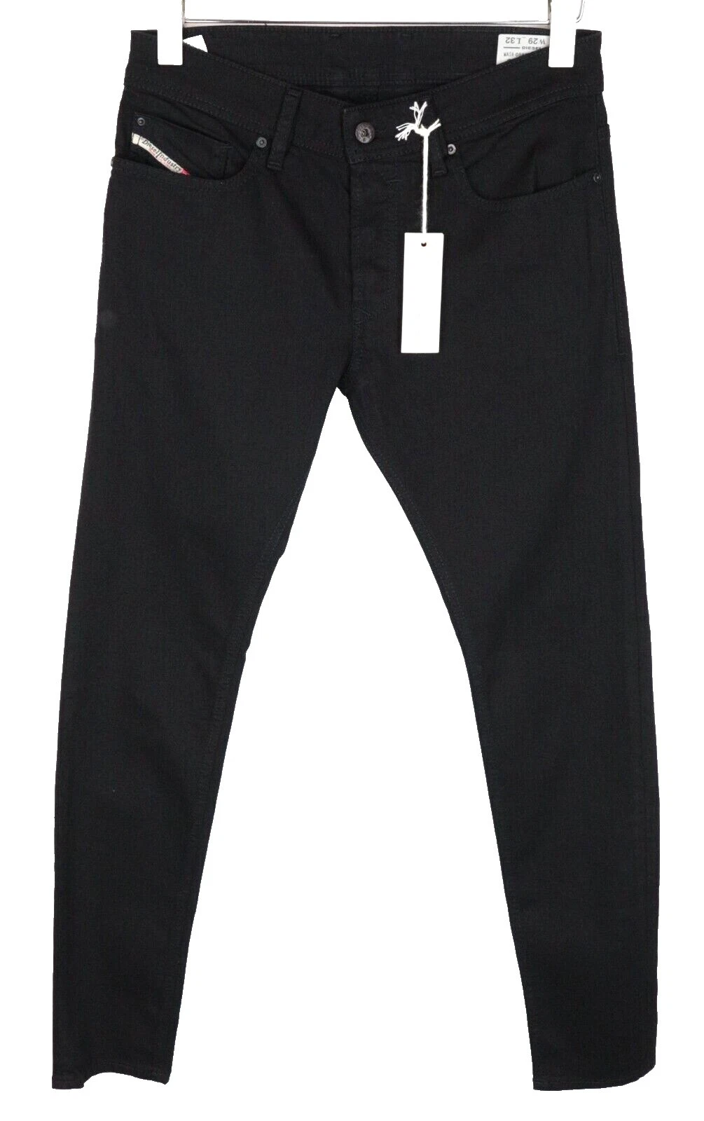 Jeans negros Diesel algodón para hombres