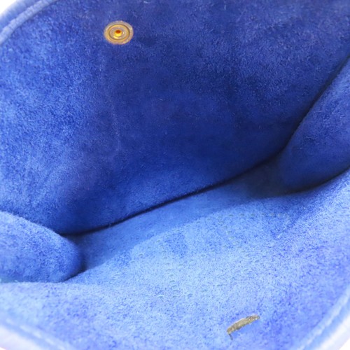 HERMES Evelyne TPM Shoulder Bag Blue Taurillon Leather - Picture 5 of 14