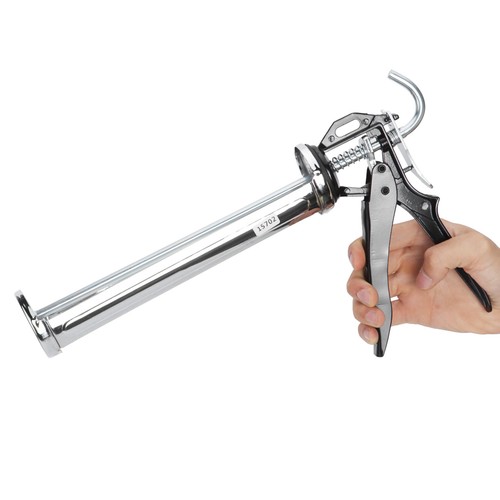 Stainless Steel Hand Caulking Gun Dripless Caulk Gun Furniture Filling Tool - Picture 11 of 22