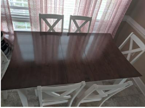 Farmhouse Dining Chairs Set 2 White Solid Wood French Country Kitchen Cross Back - Picture 11 of 24
