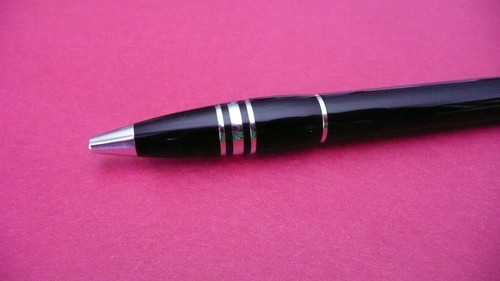 ¿EXCELENTE De colección? Bolígrafo Montblanc Starwalker Midnight negro probado funciona - Imagen 19 de 23