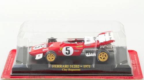 Ferrari 312 B2 Clay Regazzoni 1971 Scala 1:43 Modellino Formula 1 BLISTER NUOVO - Foto 9 di 10