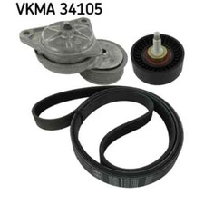 SKF Keilrippenriemensatz VKMA 34105