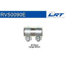 1x Rohrverbinder, Abgasanlage LRT RV50090E passend für ALFA ROMEO AUDI BMW VW