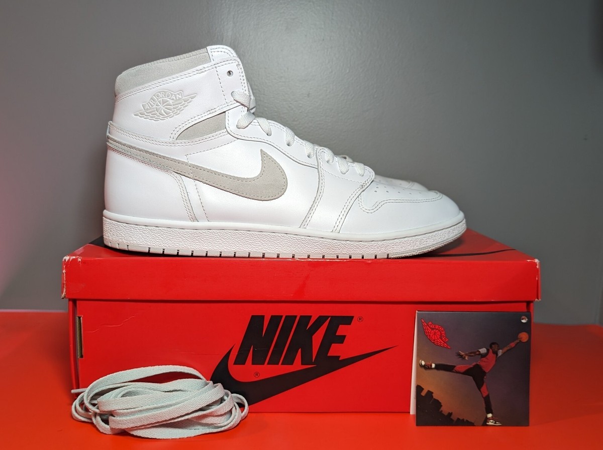 Nike Air Jordan 1 High Og 85 Neutral Grey size 12.5 Men Shoes Jordan 1 Retro High  main image 4