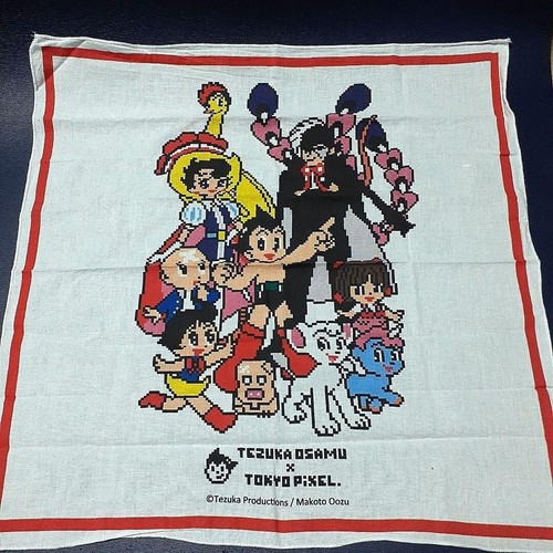 Astro boy Black Jack Kimba the White Lion Handkerchief Tezuka Japan anime m605 - Picture 3 of 4