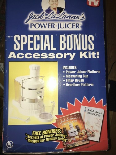 Jack Lalanne Power Juicer Vegetables JUICER 3600 RPM-2.5 AMP MOTORS New Open Box - Picture 11 of 12