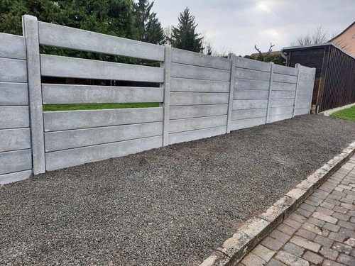 Betonzaun aus Polen 35m Sichtschutzzaun Schallschutz Lärmschutz Lieferung Zaun - Bild 16 von 24