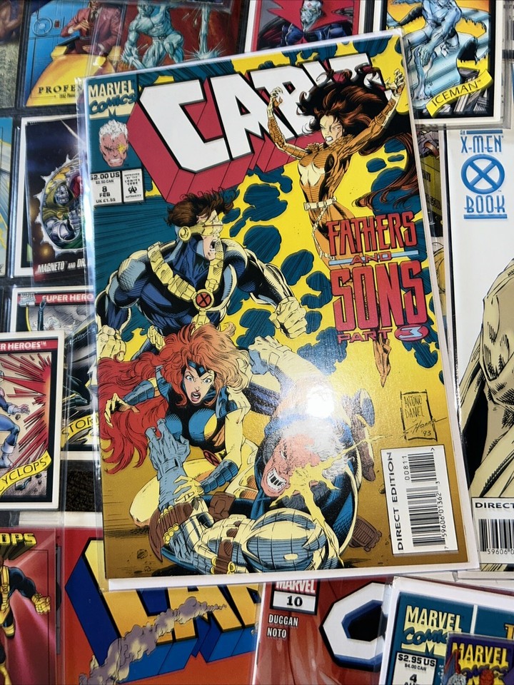 Huge XMen Marvel Comic books Lot & NonSports Trading Cards Marvel