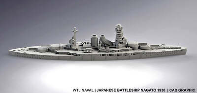 Nagato 1930 - Wargaming - Axis and Allies - Naval Miniature -  Tabletop Games - 