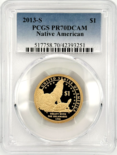 2013, 2014, 2015 $1 Sacagawea Dollar Proof PCGS 70 Three Coin Set - Picture 2 of 7