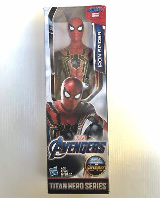 2019 MARVEL AVENGERS TITAN HERO SERIES IRON SPIDER POSABLE 12'' Action Figure New