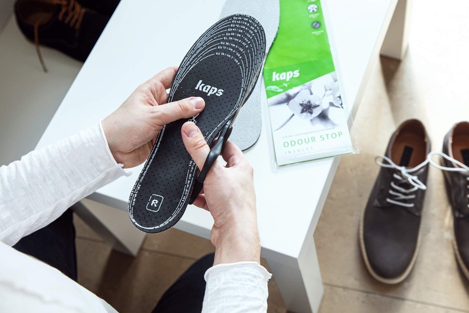 6 Pair Pack Anti Odour Shoe Insoles Set with Odor Eating , Shoe Inserts