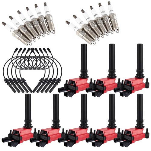 For 2005 Jeep Grand Cherokee 5.7L UF505 Ignition Coils & Spark Plugs & Wires Set - Picture 6 of 6
