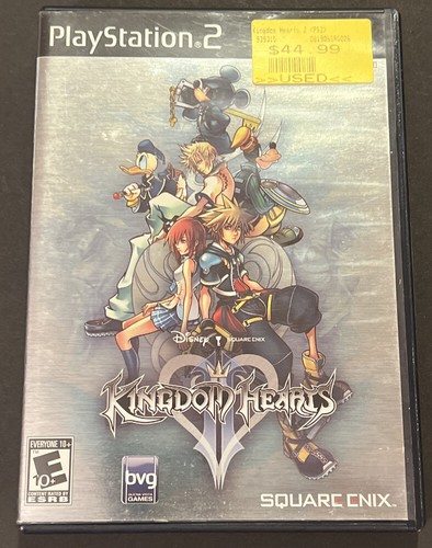 Kingdom Hearts II (PlayStation 2, 2006) Video Game - No Manual - Picture 1 of 6