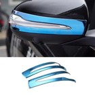 Blue Steel Rear View Mirror Anti~Scratch Strip For Mercedes~Benz GLC 2016~2021