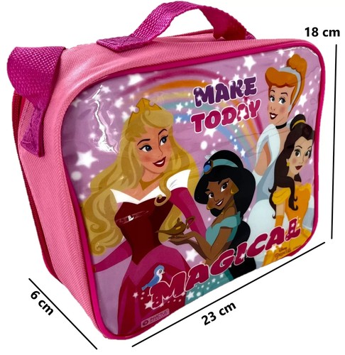 Juego de almuerzo de 3 piezas para niños escuela Disney Princess bolsa de almuerzo botella de bebida caja de sándwiches - Imagen 3 de 9