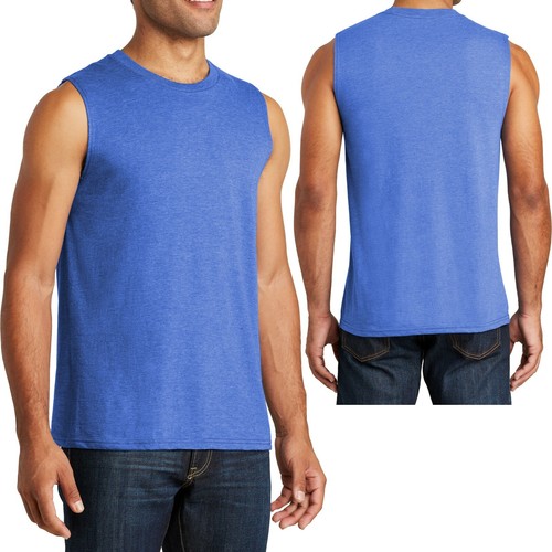 Junge Herren ärmelloses T-Shirt Muscle Tank Shooter Baumwolle Tee XS-XL, 2X 3X 4X NEU - Bild 4 von 5