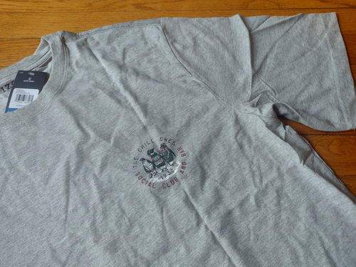 NWT, IZOD Men's Saltwater Short Sleeve Cotton Blend Graphic T-Shirt Gray - Picture 6 of 9