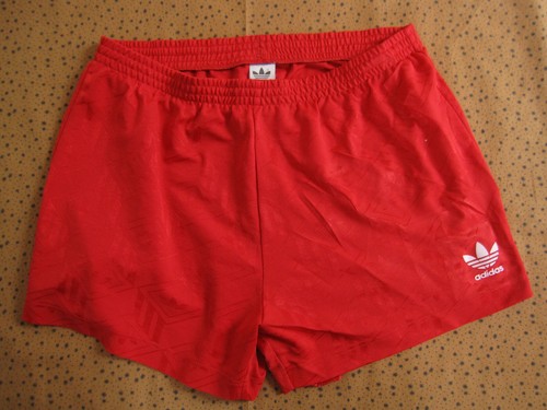 Short Adidas Football Couleur Monaco Rouge Polyester 90'S vintage - 42 - Picture 1 of 5