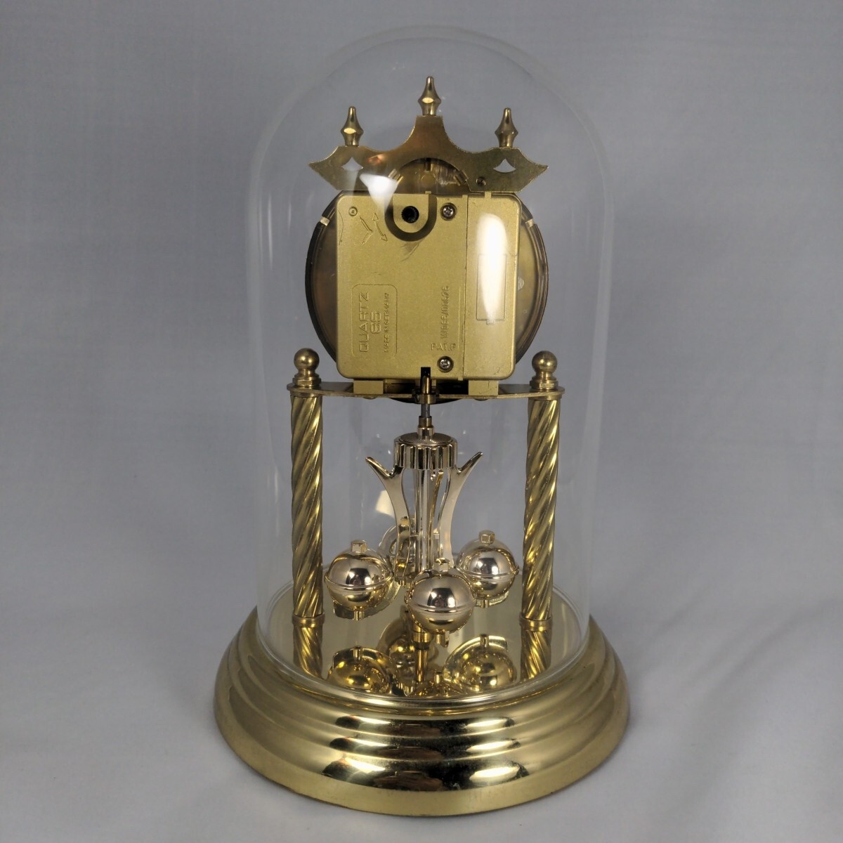 Untested Junghans Vintage Glass Chiming Dome Clock Made In Germany eBay