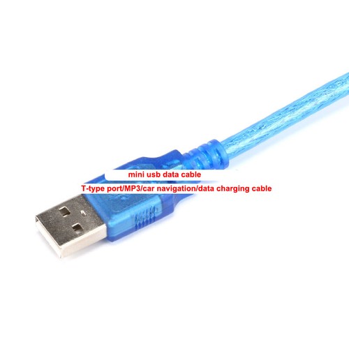 mini usb data cable T-port flat-panel MP3 camera car navigation charging wire - Picture 4 of 5