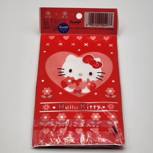 Hello Kitty Chopsticks 1996 Set of 8 Printed Sanrio Vintage Wood Rare Japan 90s - Picture 9 of 12