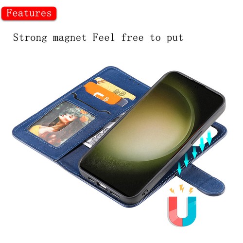 Flip Handy Wallet Leather Stand 2in1 Case Cover Strap For Samsung Galaxy Phone - Picture 28 of 64