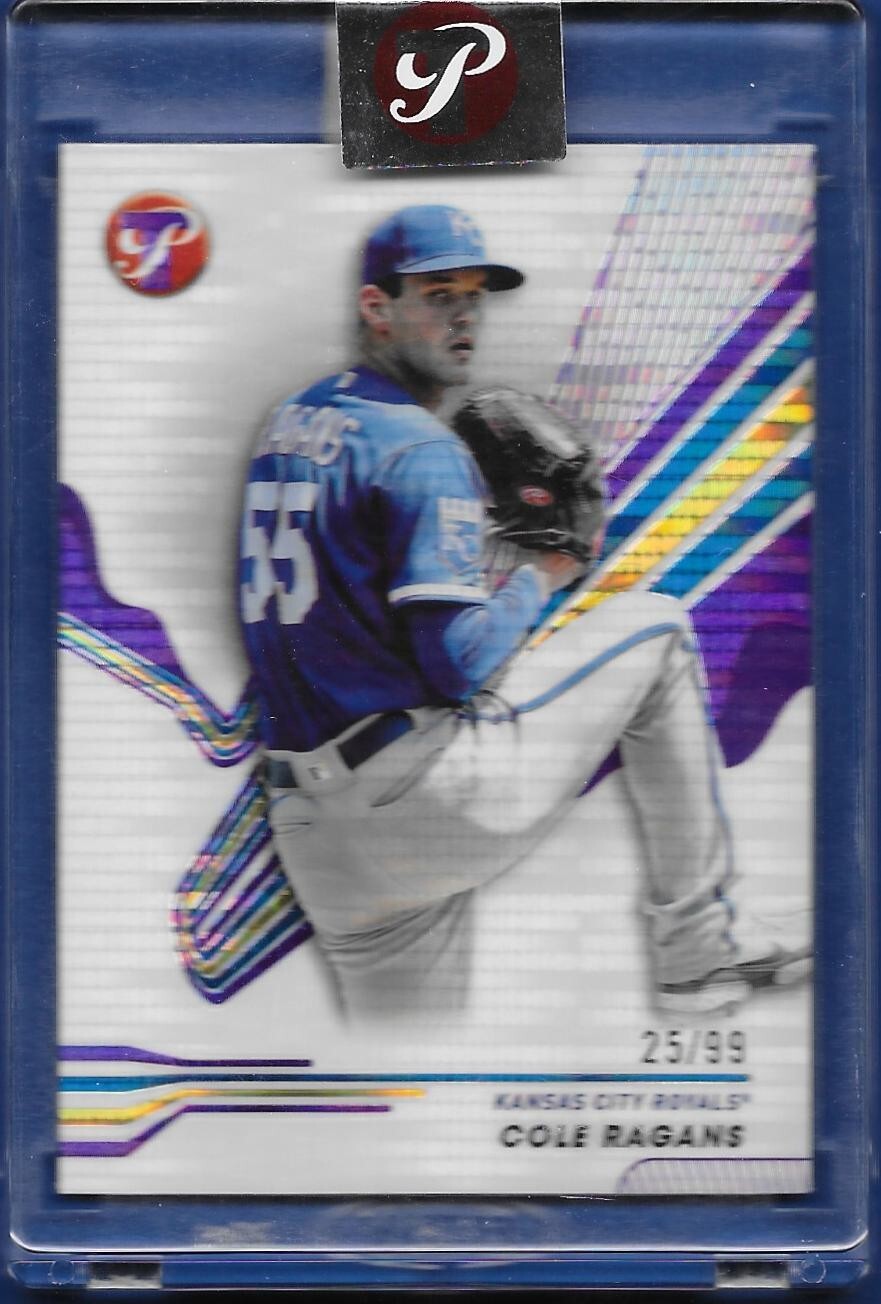 2024 Topps Pristine Cole Ragans 25/99 Encased Purple Refractor #183