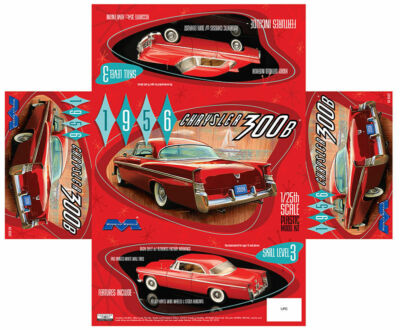 Moebius Models 1/25 1956 Chrysler 300B Plastic Model Kit 1207 | eBay