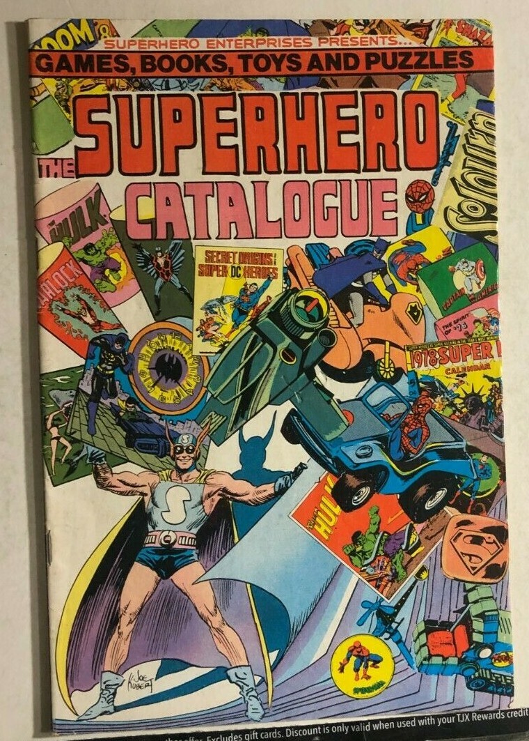 SUPERHERO CATALOG #5 (1977) Superhero Enterprises NJ Marvel DC