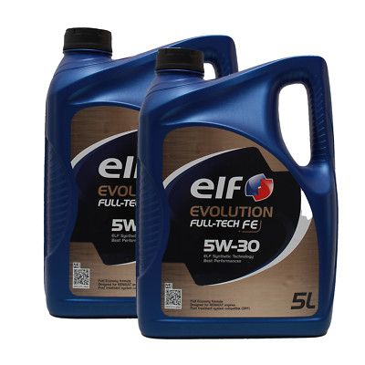 10L Elf Evolution Fulltech FE 5W-30 5 Liter Motoröl RN0720 MB 226.51 2 x 5L